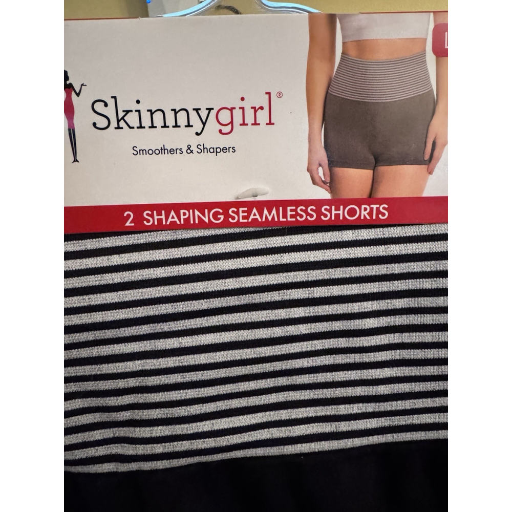 Skinny Girl Shaping Seamless Shorts 7665 MRSP $36 2 Pack - Picture 5 of 8